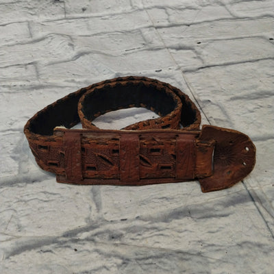Unknown Handmade Leather Guitar Strap