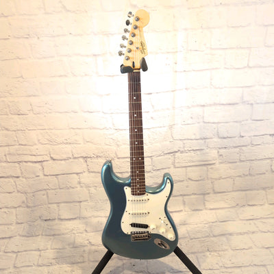 Squier Strat Gun Metal Blue Electric Guitar 60's Classic Vibe Body, Vintage Modified Neck, Hot Rails