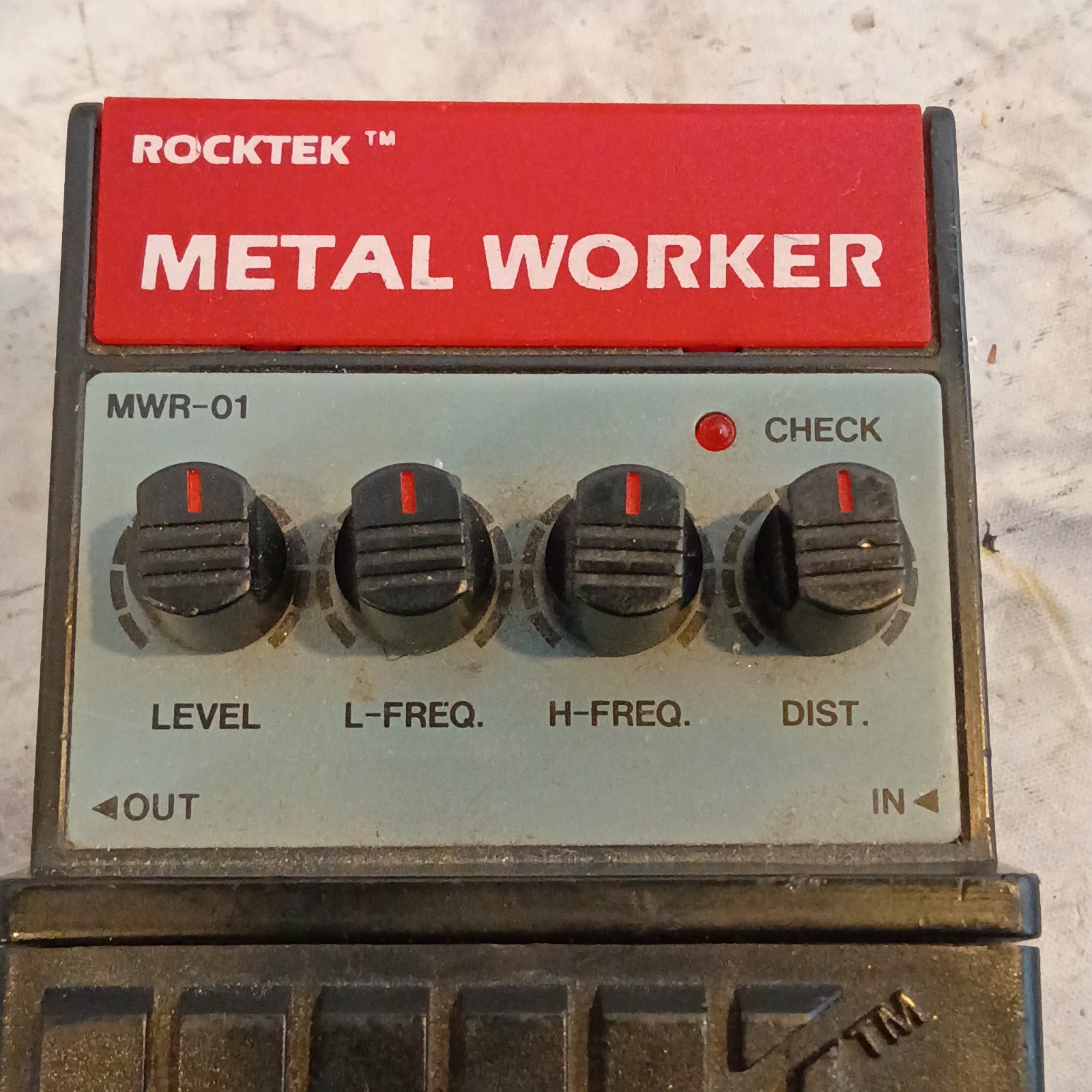 Rocktek Metal Worker Distortion Pedal