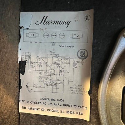 Harmony H400 Vintage Tube Guitar Combo Amp