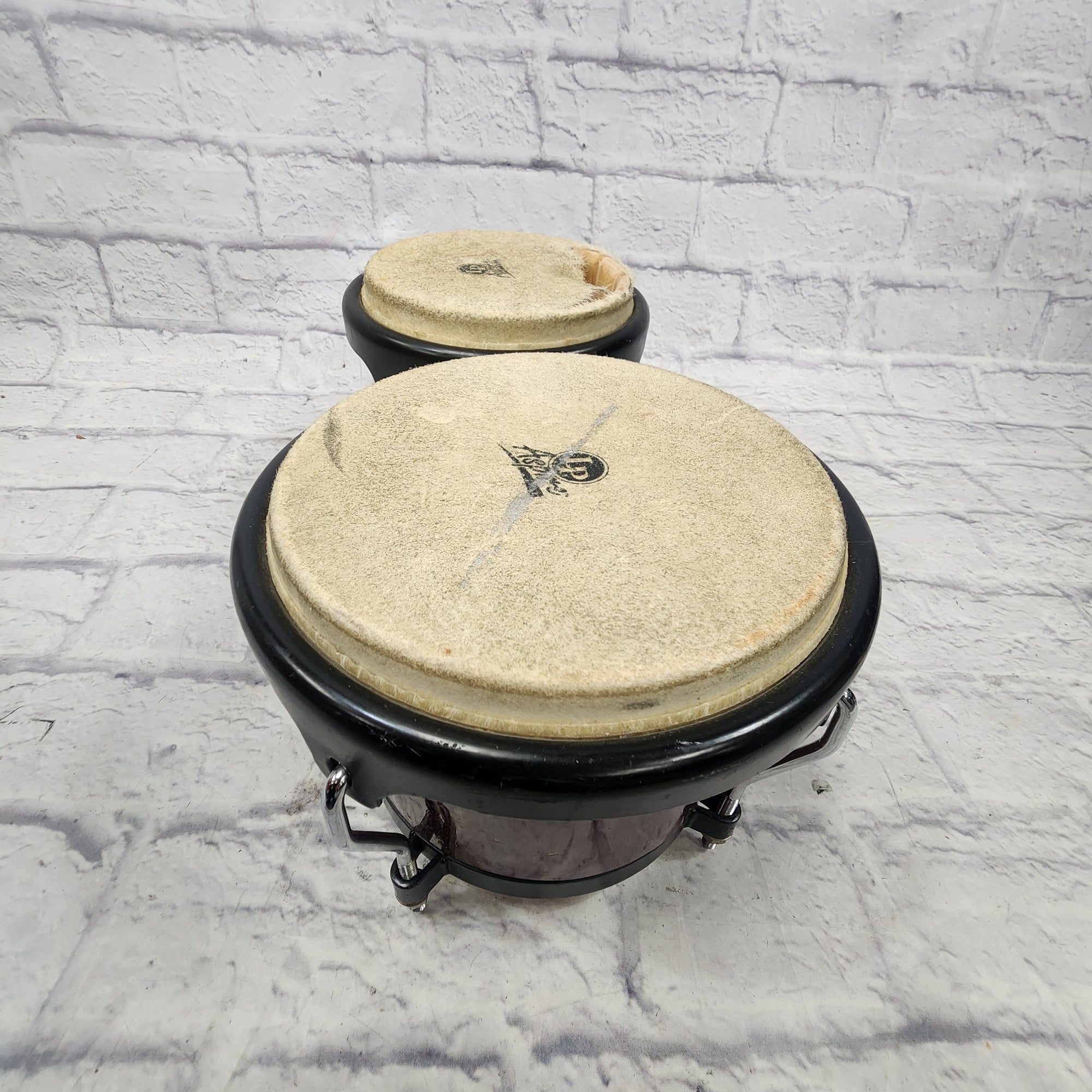LP Latin Percussion Aspire Bongos AS IS Needs Head