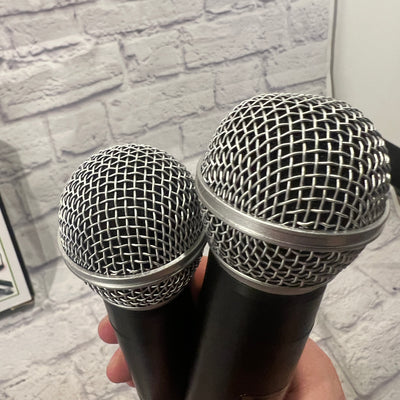 D Debra VM302 Dual Handheld VHF Wireless Microphone Set