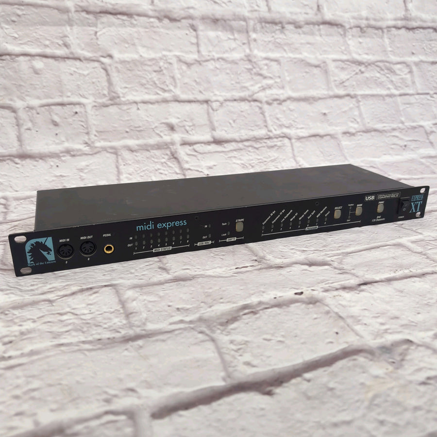 MOTU Mark of the Unicorn MIDI Express XT USB MIDI Interface Rack