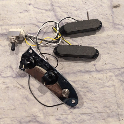 Squier Pickups, Control Plate, Wiring Harness from Sonic Mustang