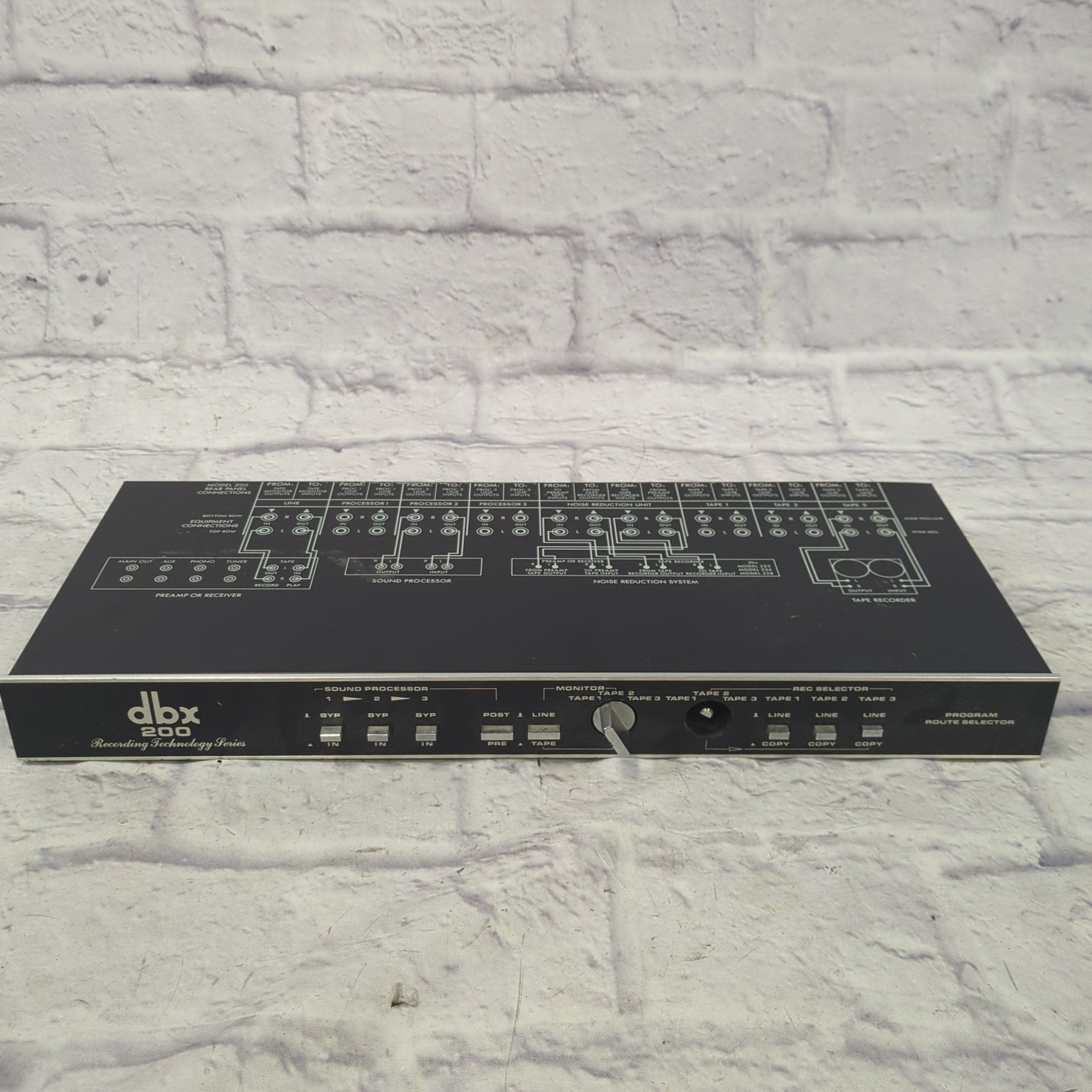 DBX 200 Program Route Selector Rack Unit