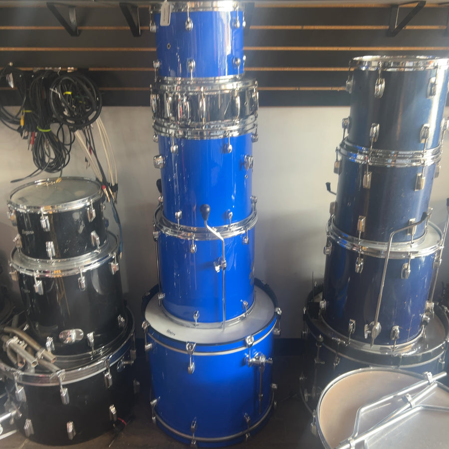 Pearl Chad Smith 5pc Drum Kit Blue with Signature Snare