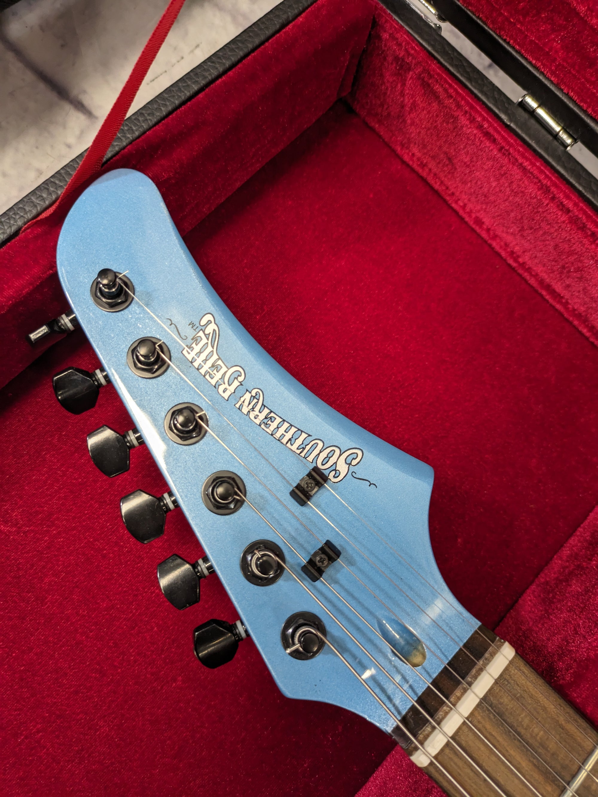 Hard Luck Kings Blue Telecaster Style with Case