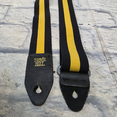 Ernie Ball Black And Gold " Racer" Guitar Strap