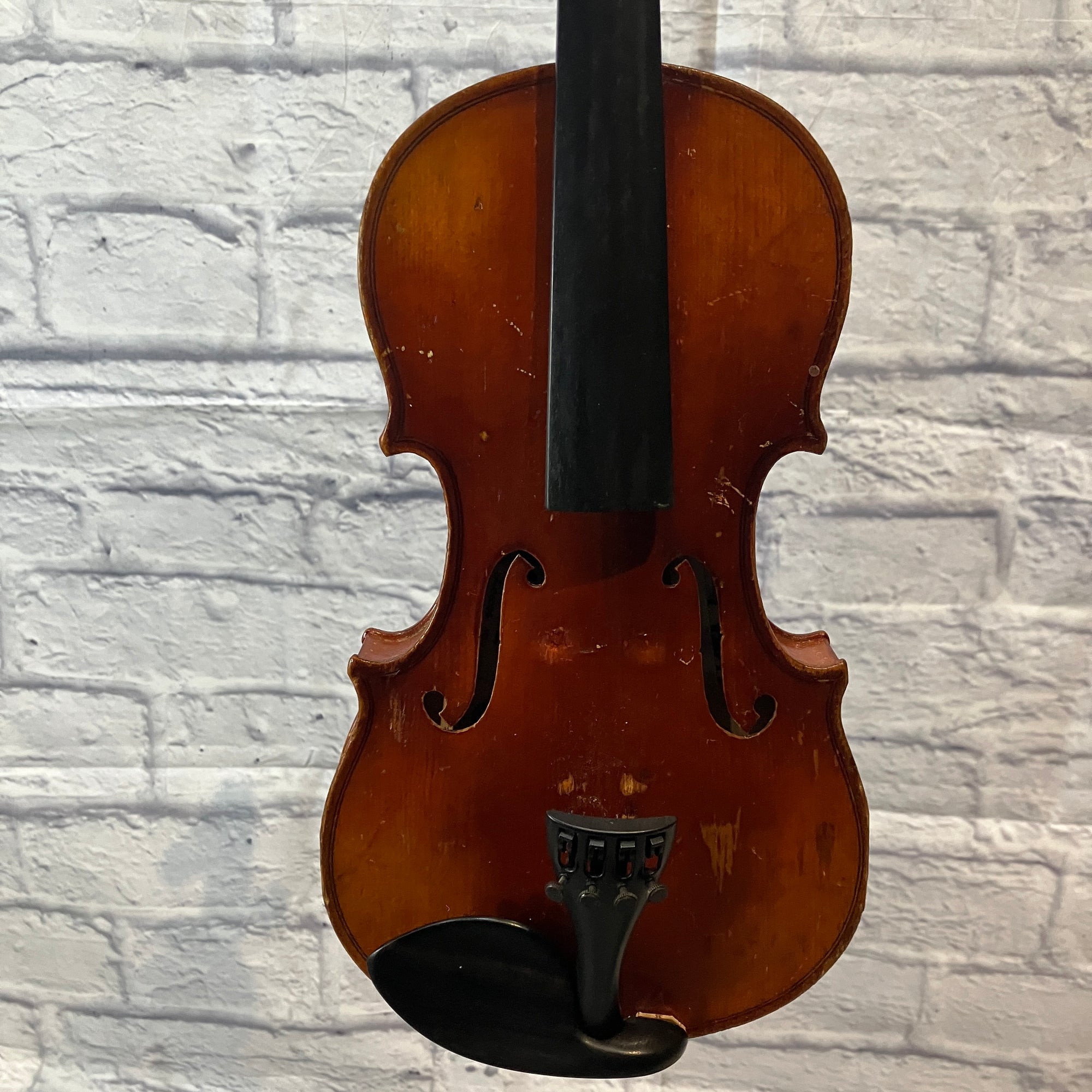 William Lewis & Son Model 126 1/2 Size Violin for parts or repair w/ SKB Case