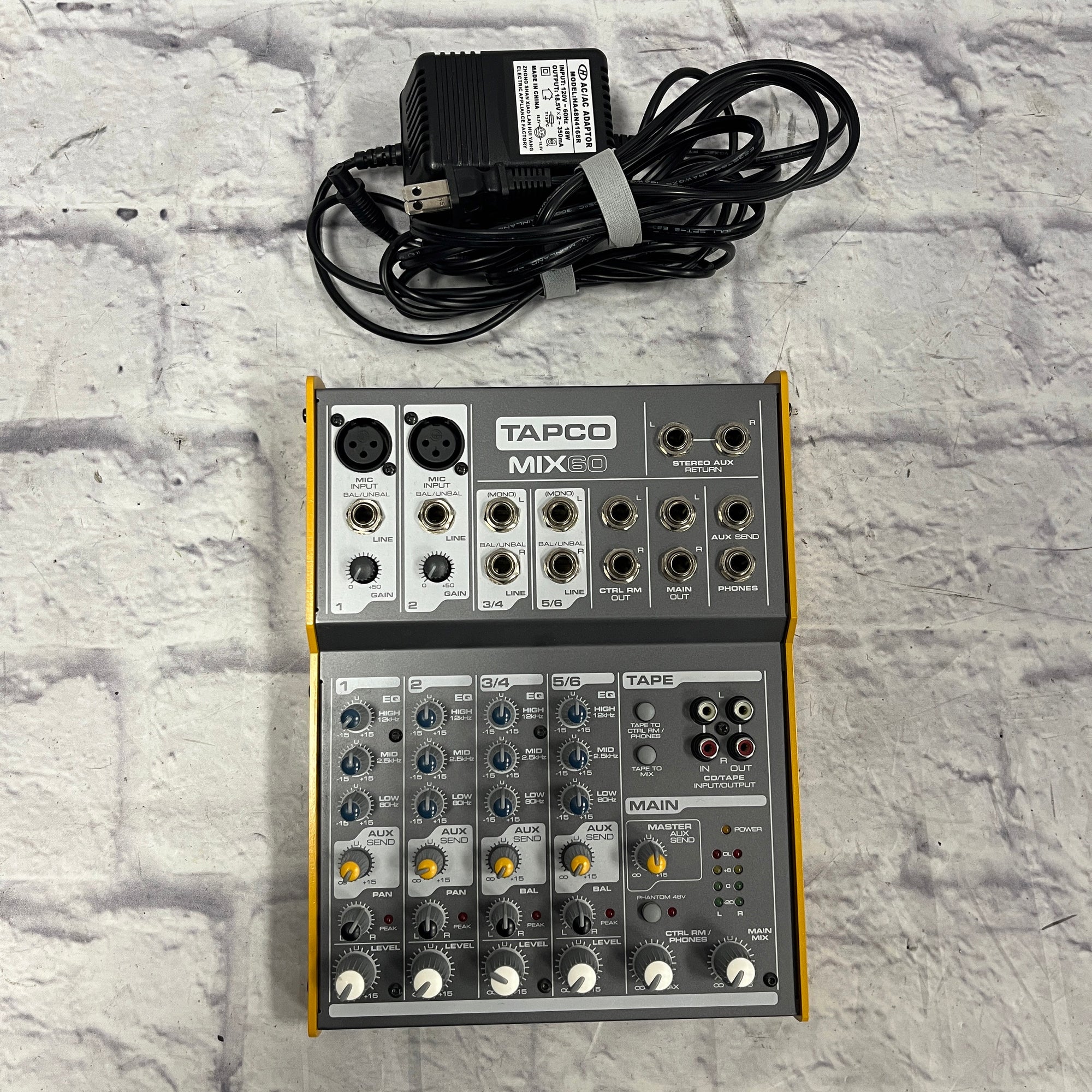 TAPCO MIX60 6チャンネルアナログミキサー TAPCO MIX60 6チャンネルアナログミキサー - メルカリ