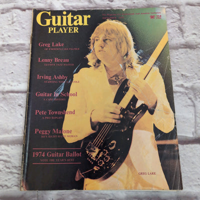 Guitar Player September 1974 Greg Lake Vintage Guitar Magazine