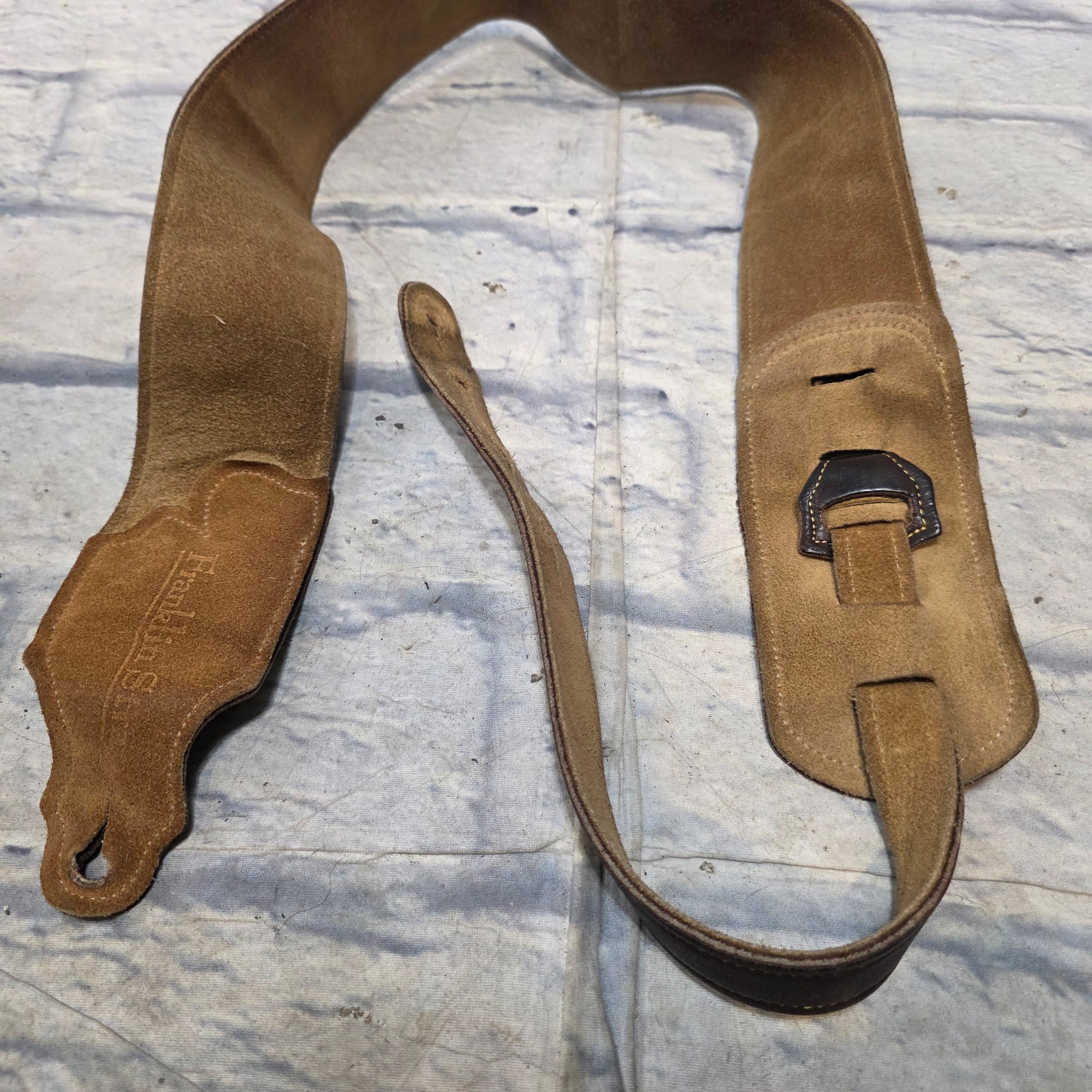 Franklin Straps 3" Chocolate Glove / Gold Stitching  Strap