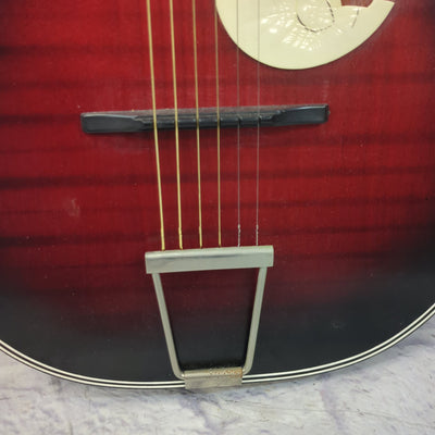 Egmond Red Short Scale Acoustic Guitar