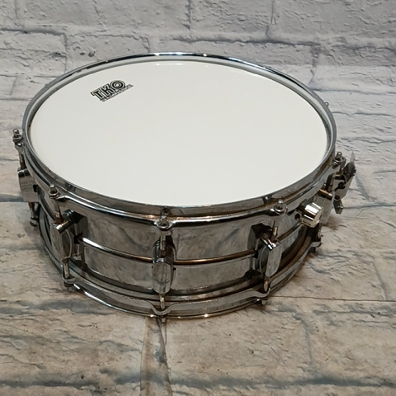 TKO 14" 10 Lug Steel Snare Drum
