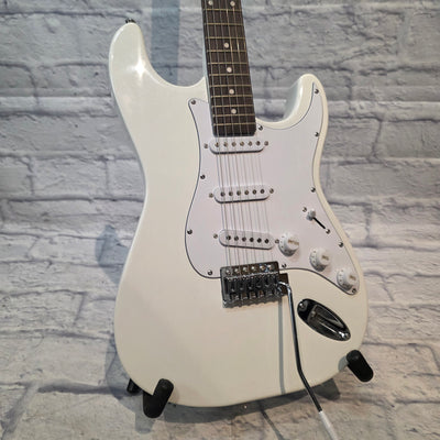 Rafferty Guitars White Strat Electric Guitar