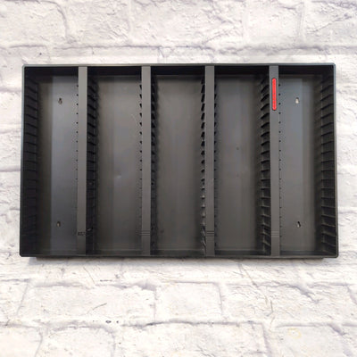 Vintage Laserline AC60 Black Plastic Cassette Tape Storage Holder Mountable
