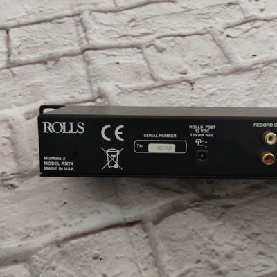 Rolls MixMate 2 Microphone/Stereo Mixer
