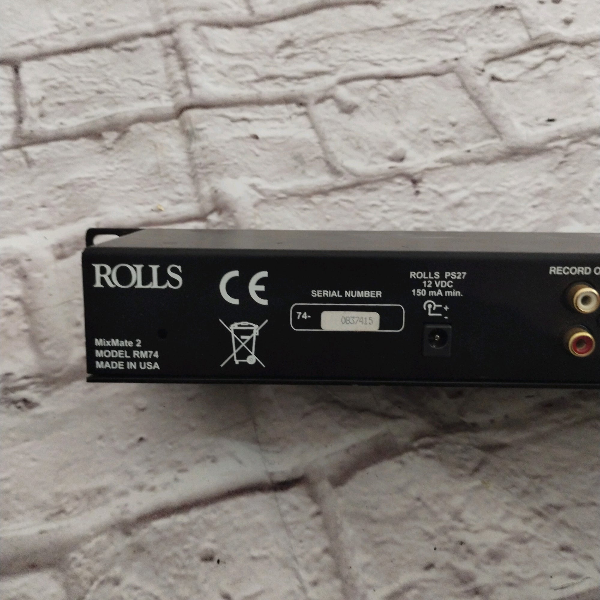 Rolls MixMate 2 Microphone/Stereo Mixer