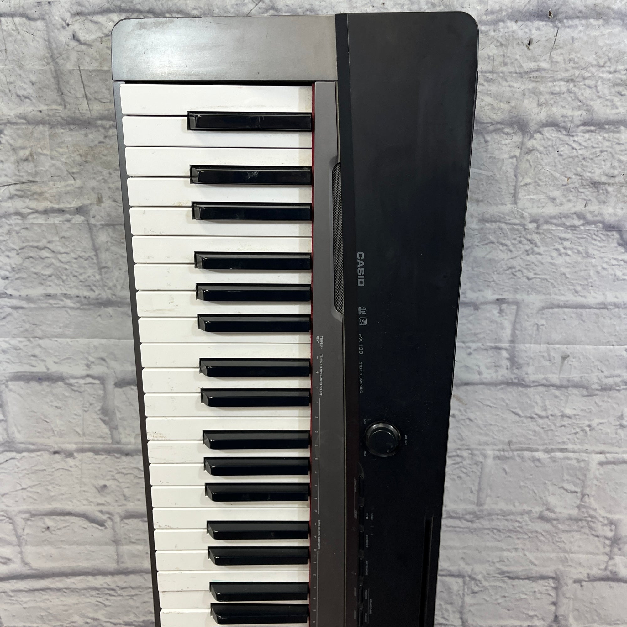 Casio Privia PX-130 Digital Piano AS IS 2 Stuck Keys - Evolution Music