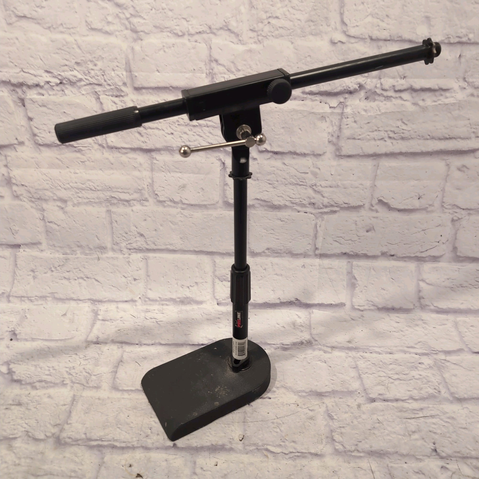 Proline MS112 Desktop Boom Mic Stand With Weighted Base