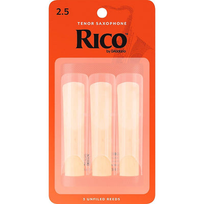 Rico Tenor Saxophone Reeds 2.5  3-pack