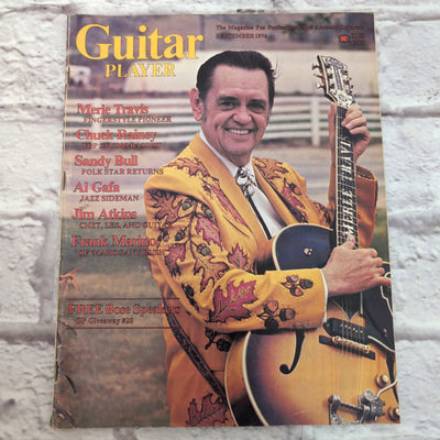 Vintage Guitar Player September 1976 Merle Travis Magazine