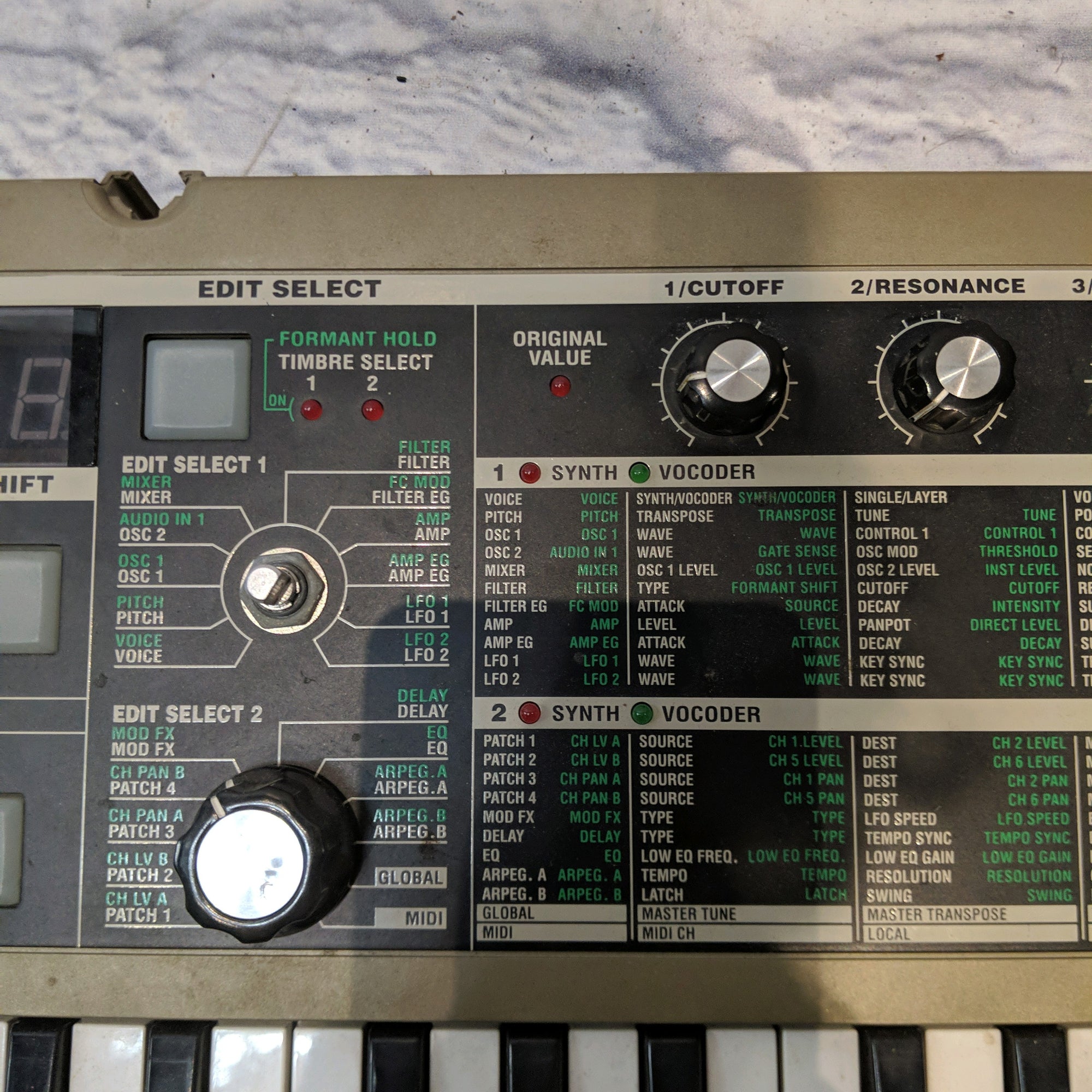 Korg Microkorg ( Missing Microphone) Analog Synth