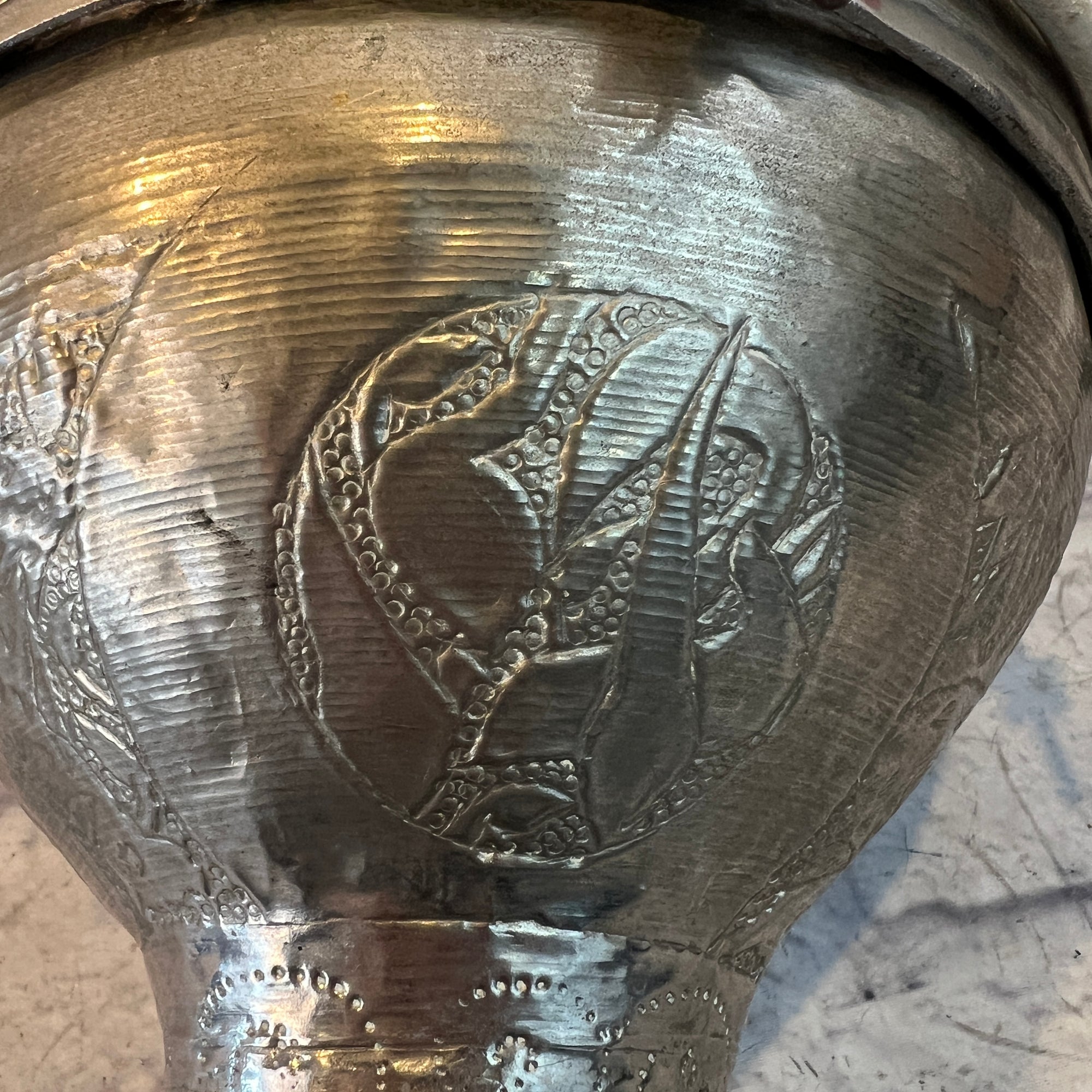 Unknown 8 Inch Metal Doumbek.