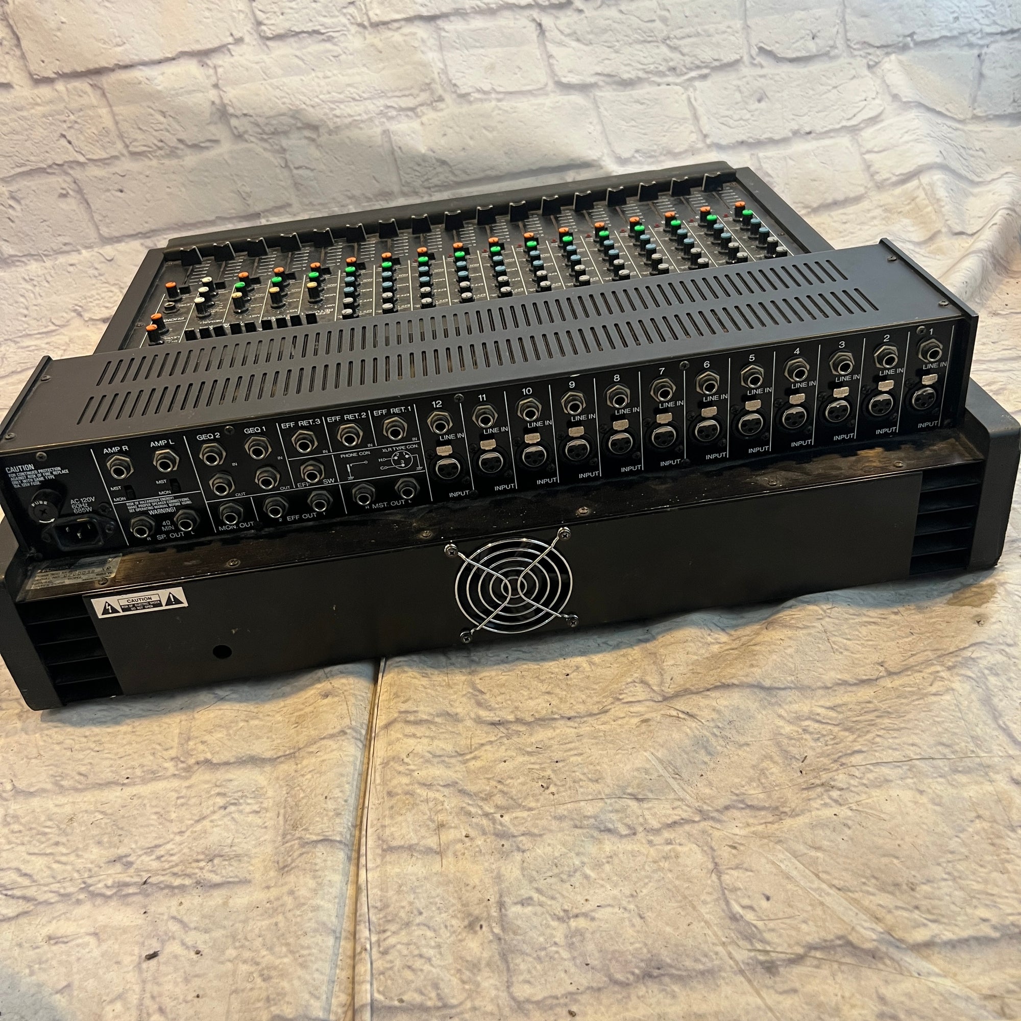 Fostex MP-1200 Vintage Powered 12 Channel Mixer