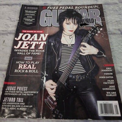 guitar pedal magazine Guitar World May 2015 | Joan Jett | Judas Priest