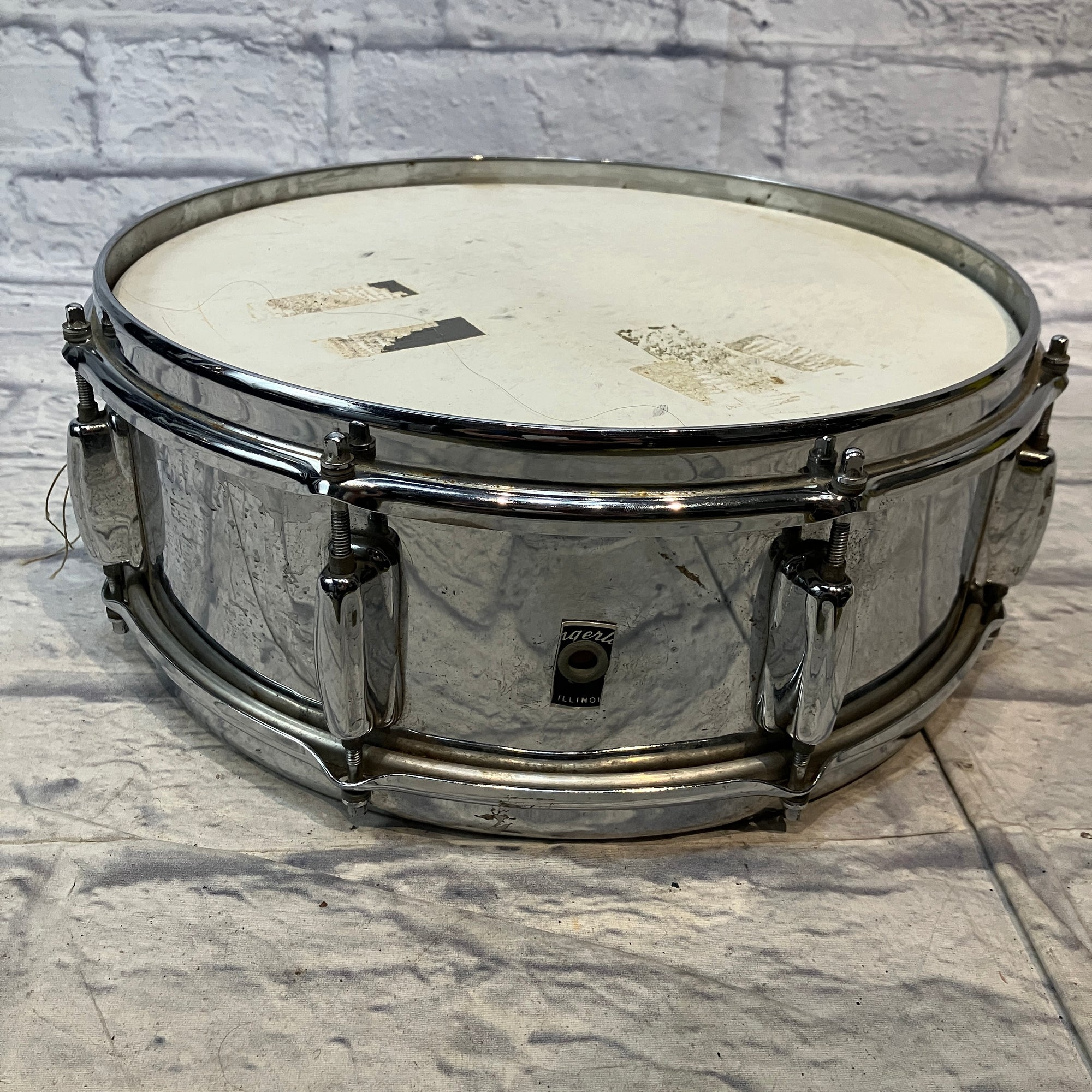 Slingerland Festival Snare Drum Chrome Over Wood 5x14