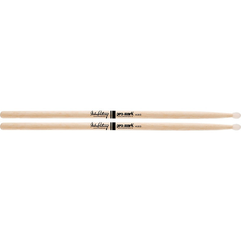 Promark Hickory 420 Mike Portnoy Nylon Tip Drumsticks