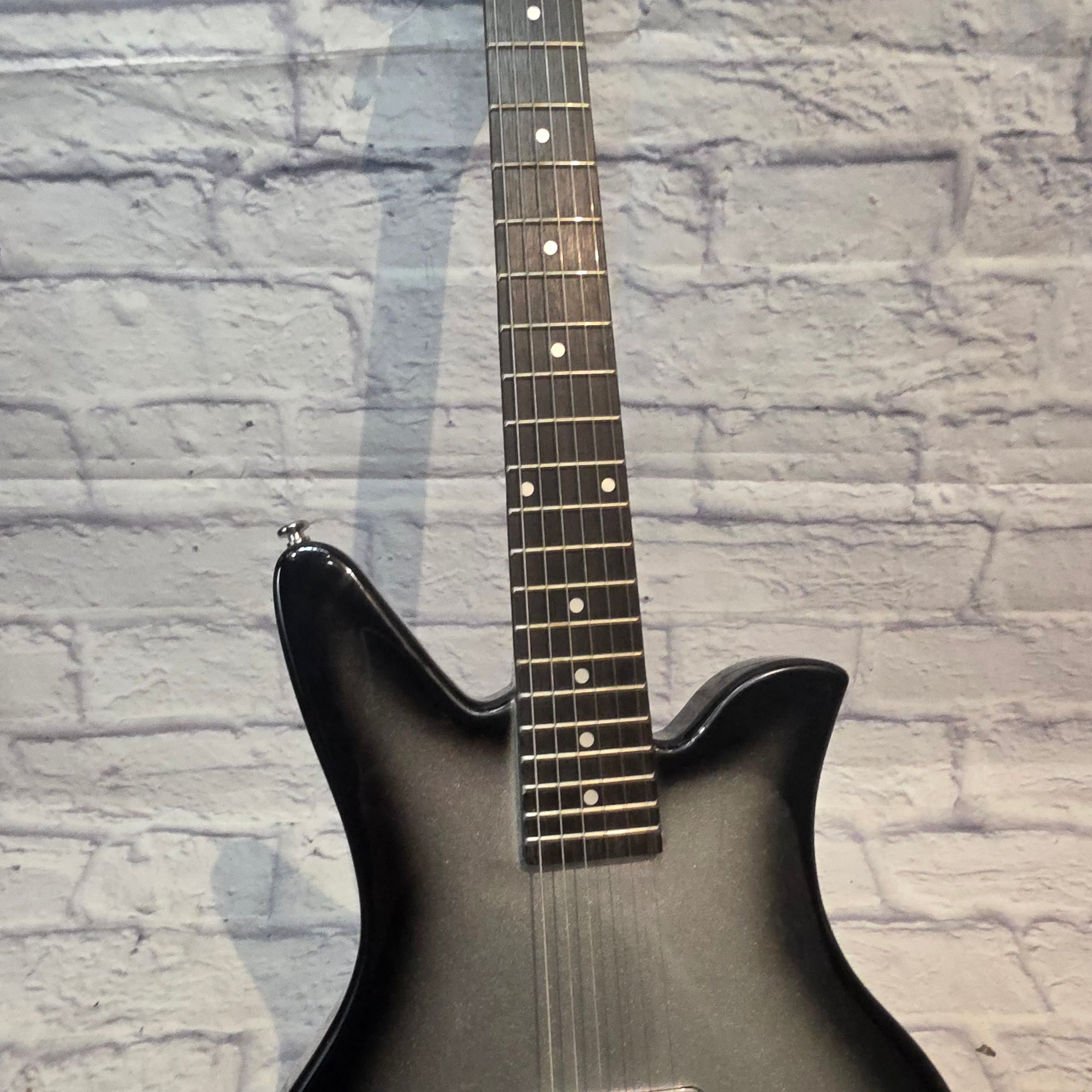 Rafferty Guitars Silver / Black Electric Guitar