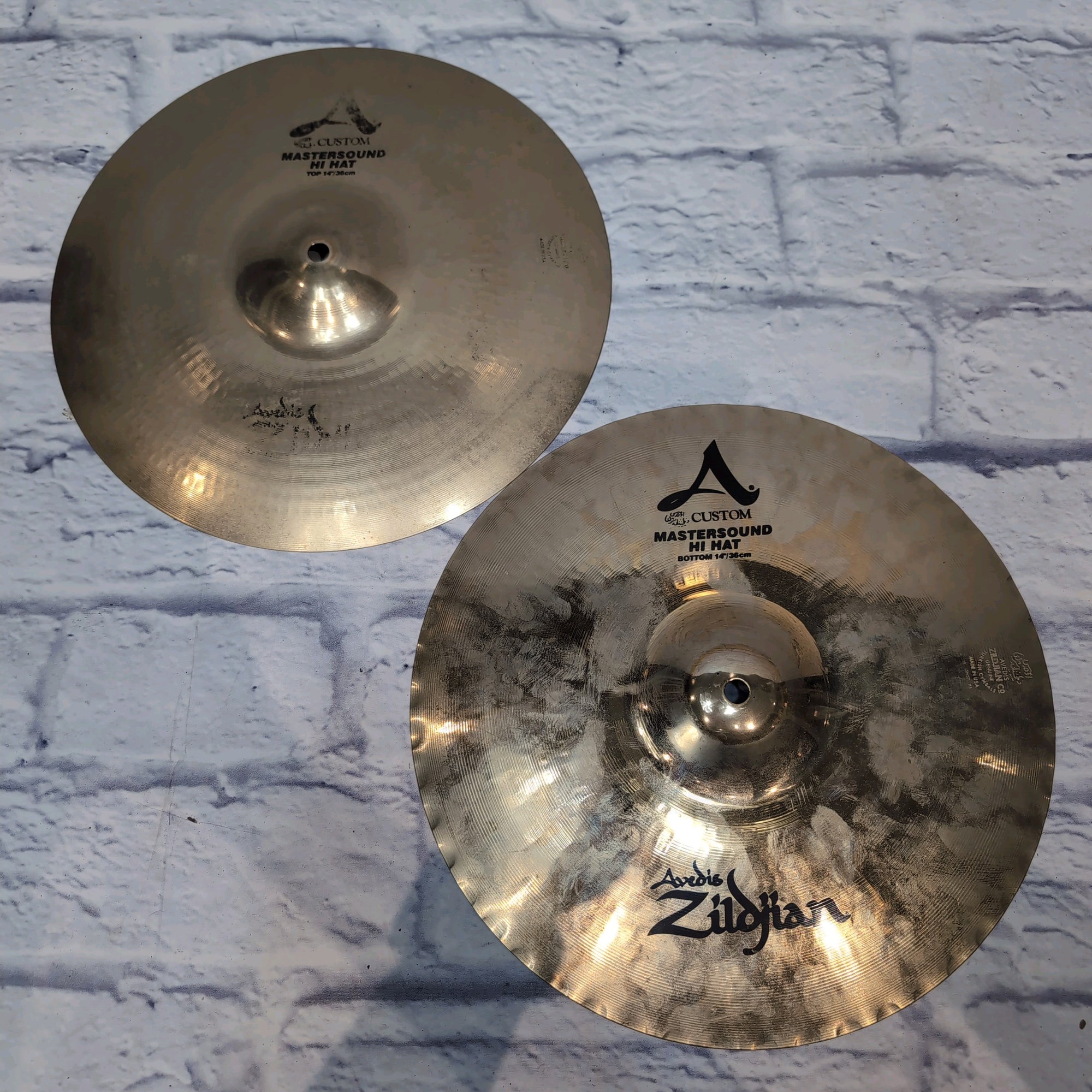 Zildjian 14" A Custom Mastersound Hi-Hat Cymbals (Pair)