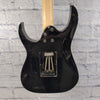 Ibanez RG350EX Black / Silver Solid Body with Locking Tremolo