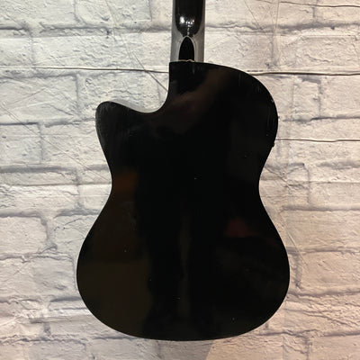 Unknown Black Electric Classical Guitar