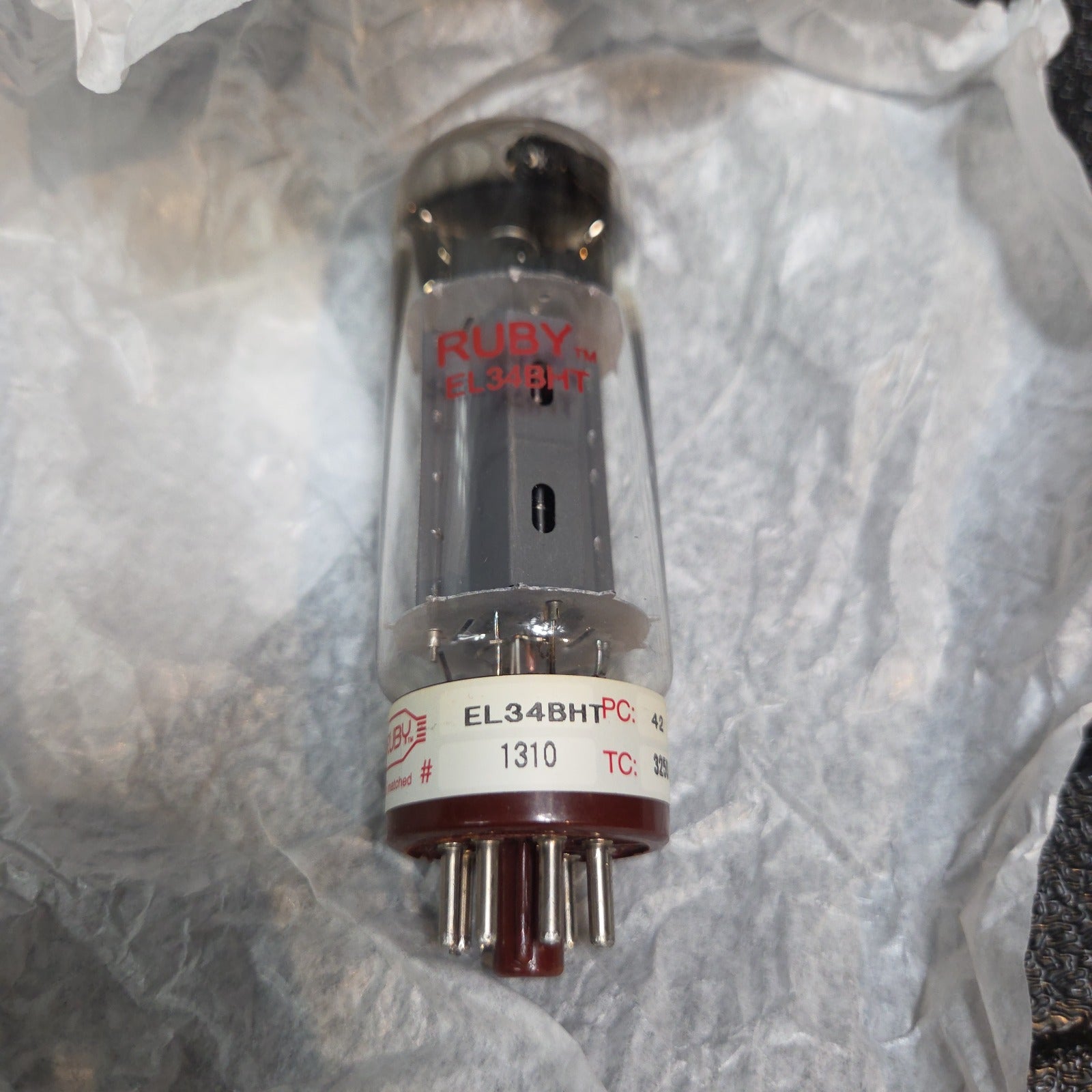 Ruby EL34BHT Pair Amplifier Tubes