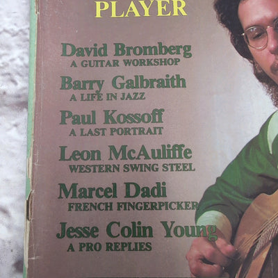 Vintage Guitar Player Magazine July 1976 David Bromberg