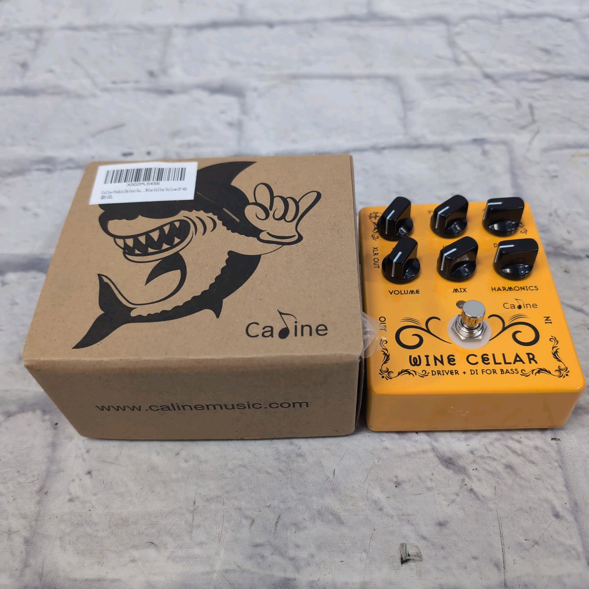 Caline Wine Cellar Bass Drive & DI Pedal