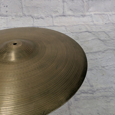 Zildjian Vintage 21 Rock Ride Cymbal Hollow Keyholed