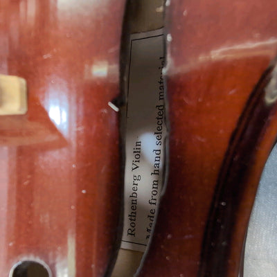 Rothenberg Model of Stradivarius 1732 German Designed 4/4 Violin