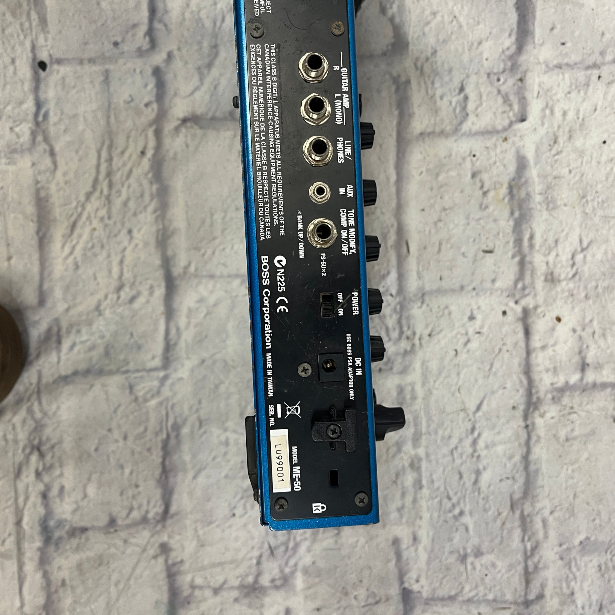 Boss ME-50 Multieffects Pedal with Power Supply