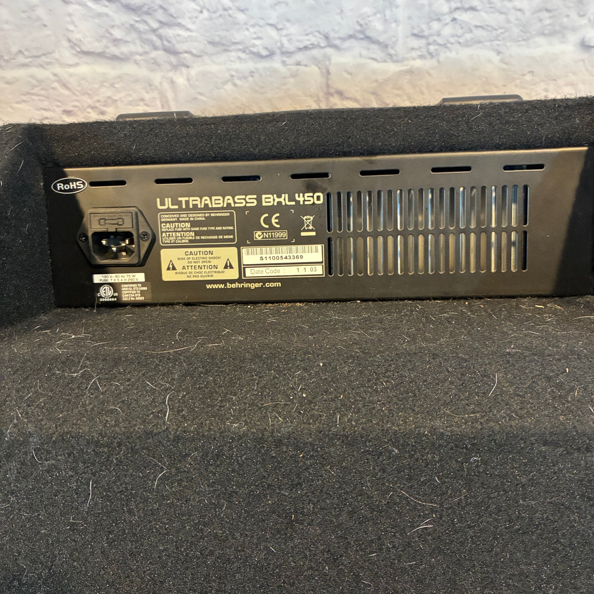 Behringer BXL 450 Bass Guitar Combo Amp