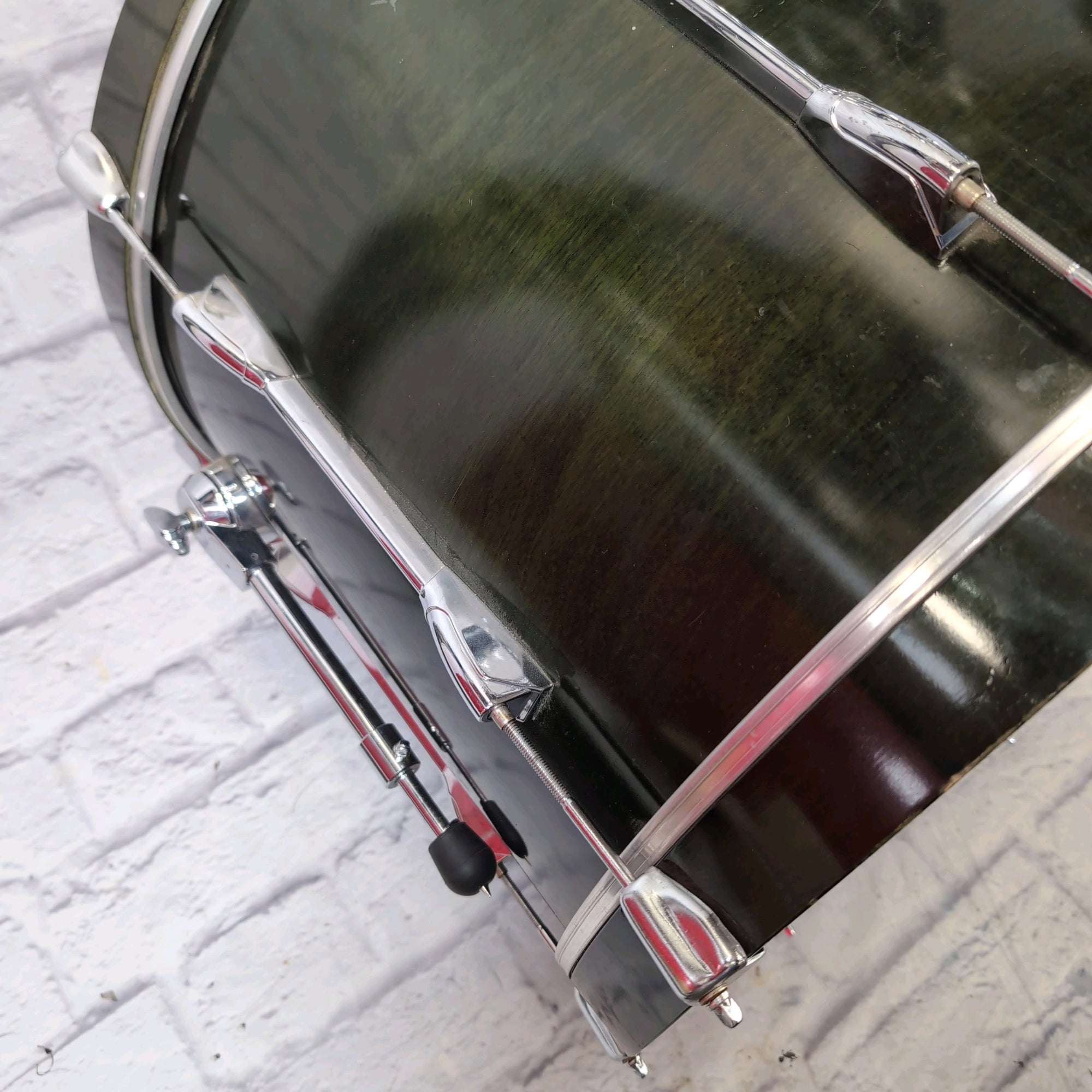 Yamaha Stage Custom 5pc Transparent Green Drum Set