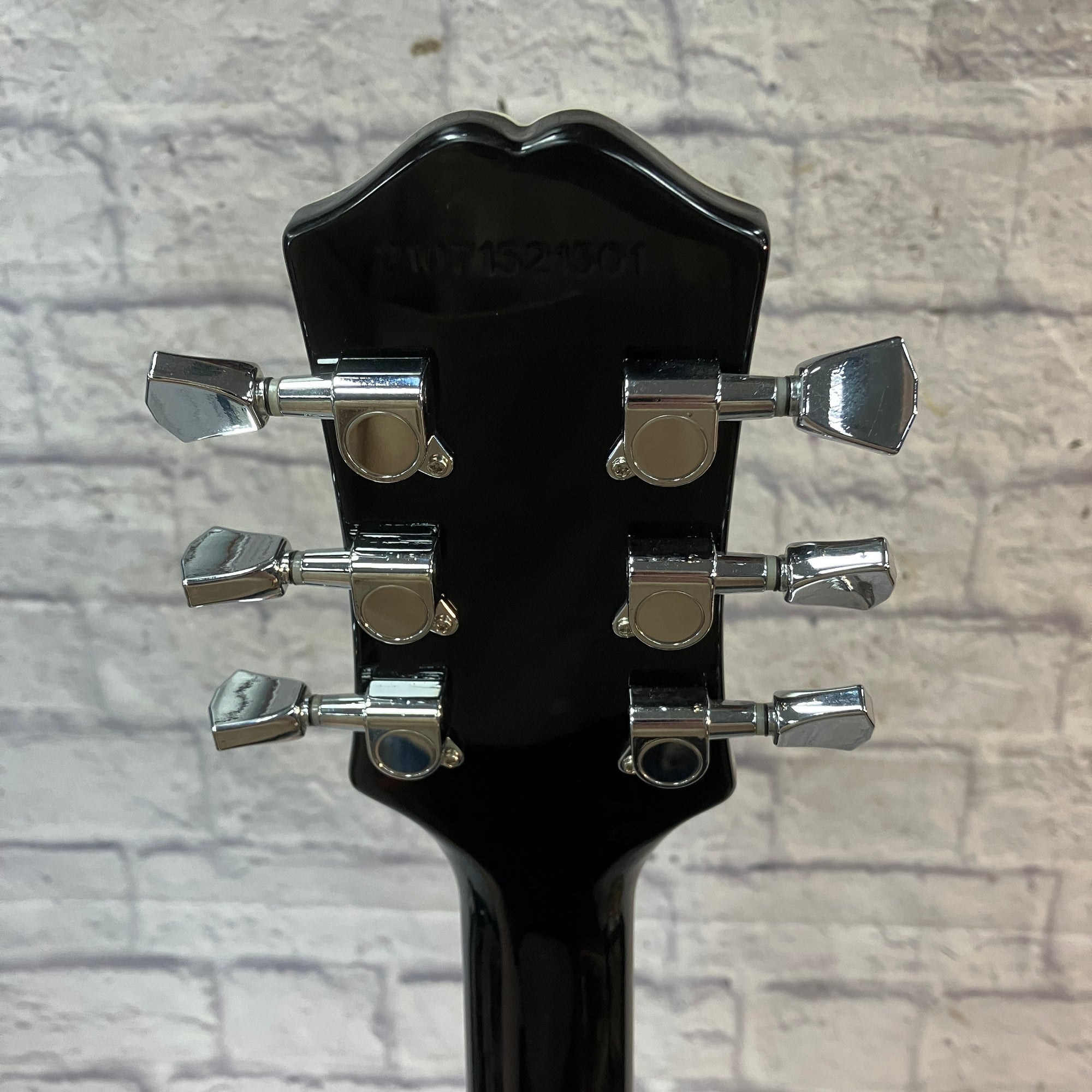 Epiphone 2021 Les Paul Custom Silverburst Electric Guitar