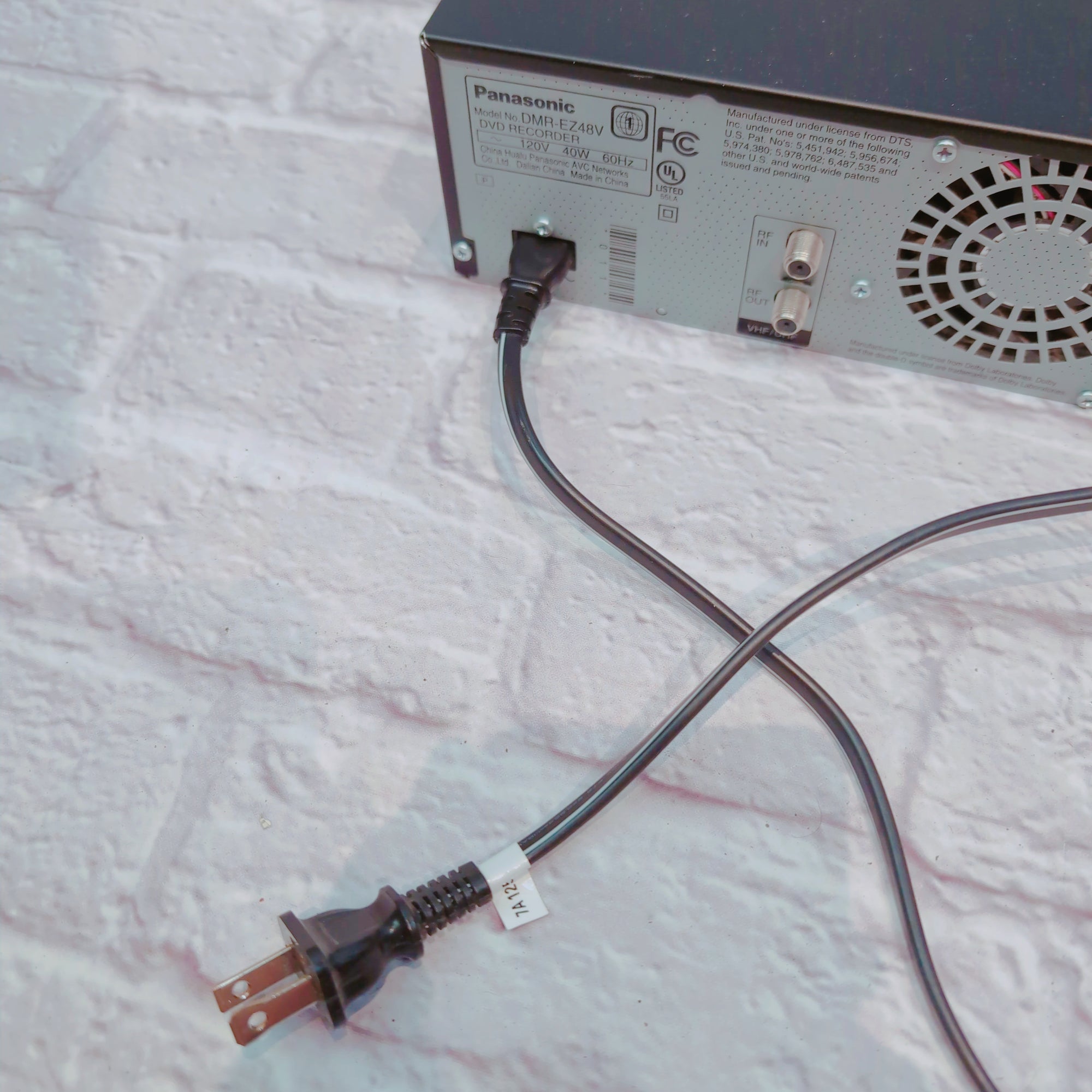 Panasonic DMR-EZ48V DVD Player VCR Recorder