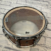 PDP Limited Edition Bubinga and Maple 18-Ply 13" x 7" Snare Drum w/ Road Runner Bag