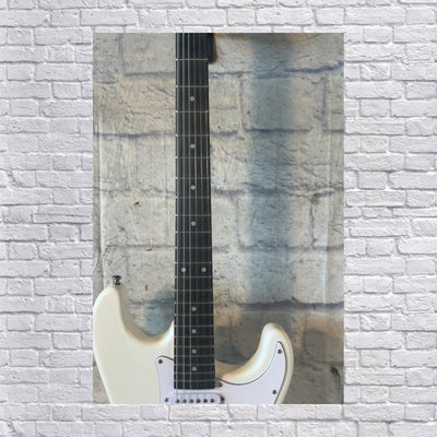 Unknown White S Style Electric Guitar