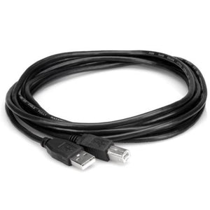 Hosa USB-215AB USB Cable - USB for Audio Device, Microphone - 15 ft - 1 x Type A Male USB - 1 x Type B Male USB