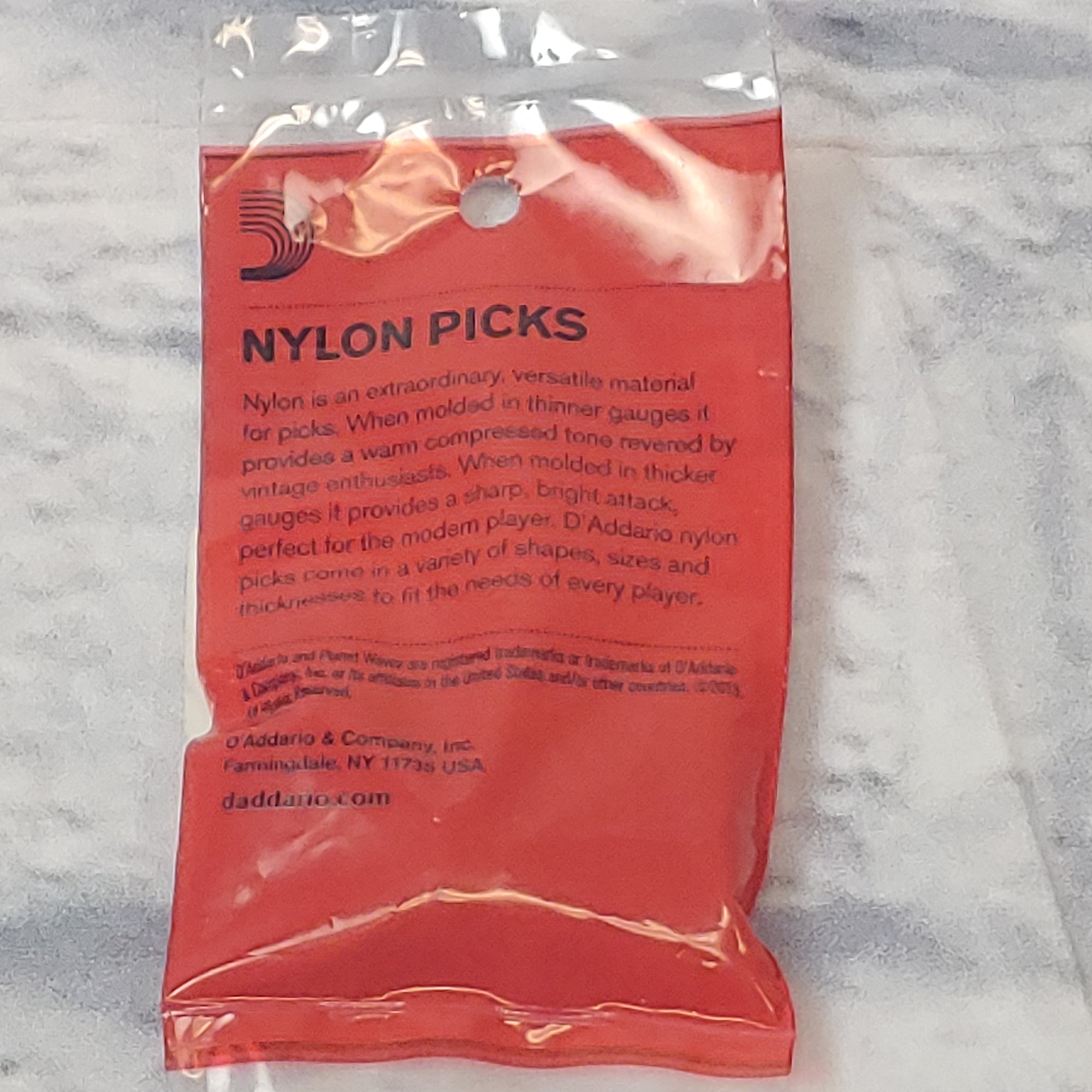 D'Addario Planet Waves Nylon Picks 10 Pack Nyflex Heavy Guage 1.0 mm